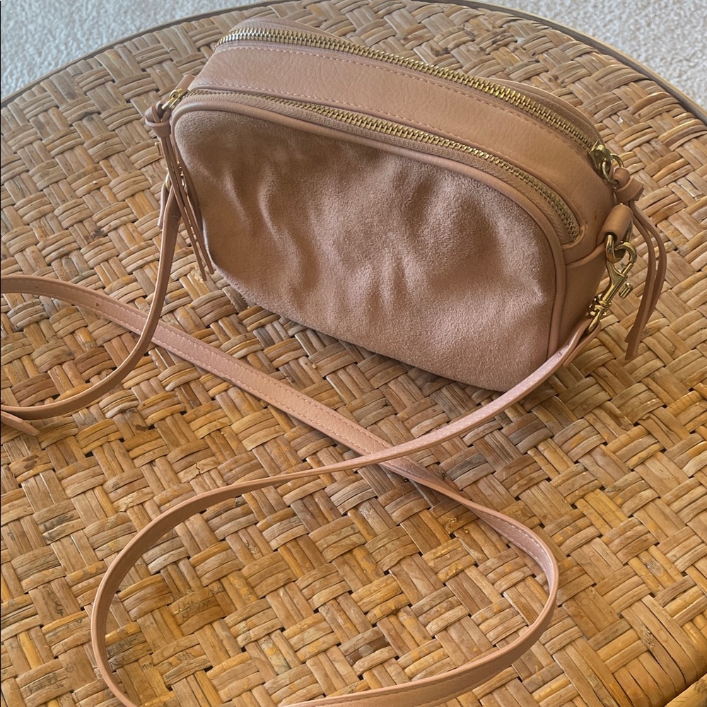 Chic Dusty Rose Crossbody Bag
